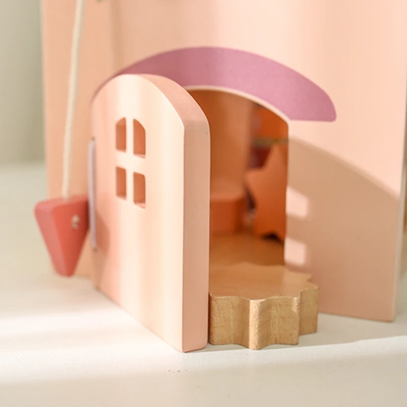 HolzHaus Lilli 5-in-1 – Vielseitiges Spielhaus für kreative Kinder