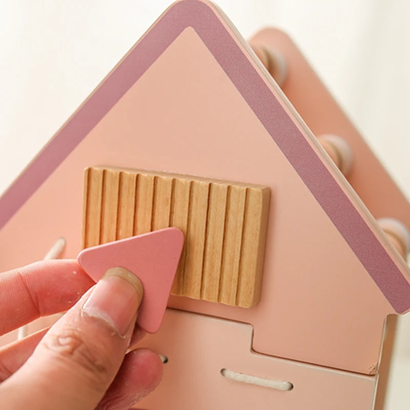 HolzHaus Lilli 5-in-1 – Vielseitiges Spielhaus für kreative Kinder