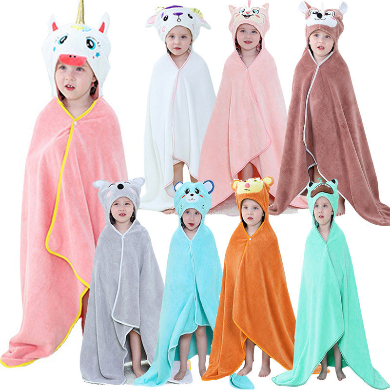 Babybadetuch mit Tiermotiv – Weich & saugfähig für zarte Haut