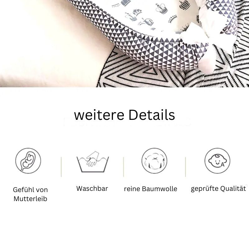Kuscheliges Babynestchen – Geborgenheit für Neugeborene