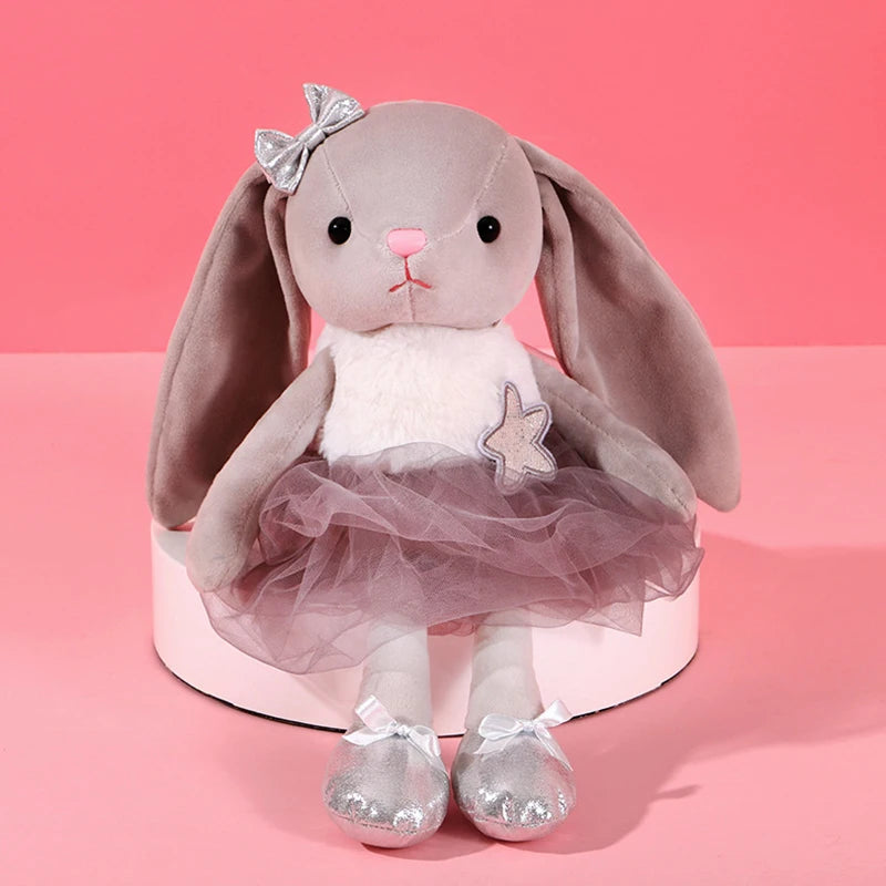 Ballerina Häschen – Handgemachtes Stofftier für kleine Tänzerinnen