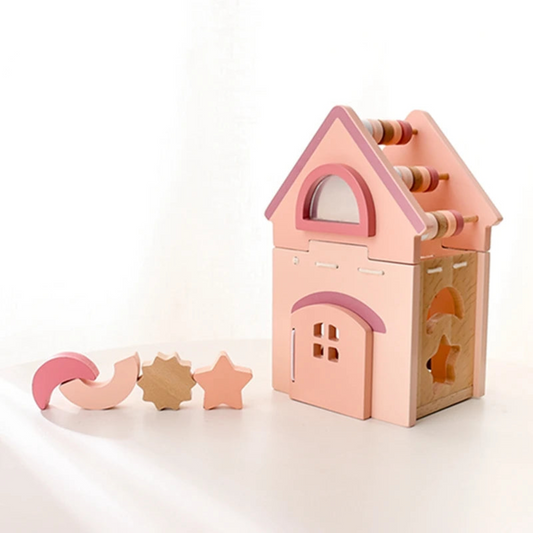 HolzHaus Lilli 5-in-1 – Vielseitiges Spielhaus für kreative Kinder