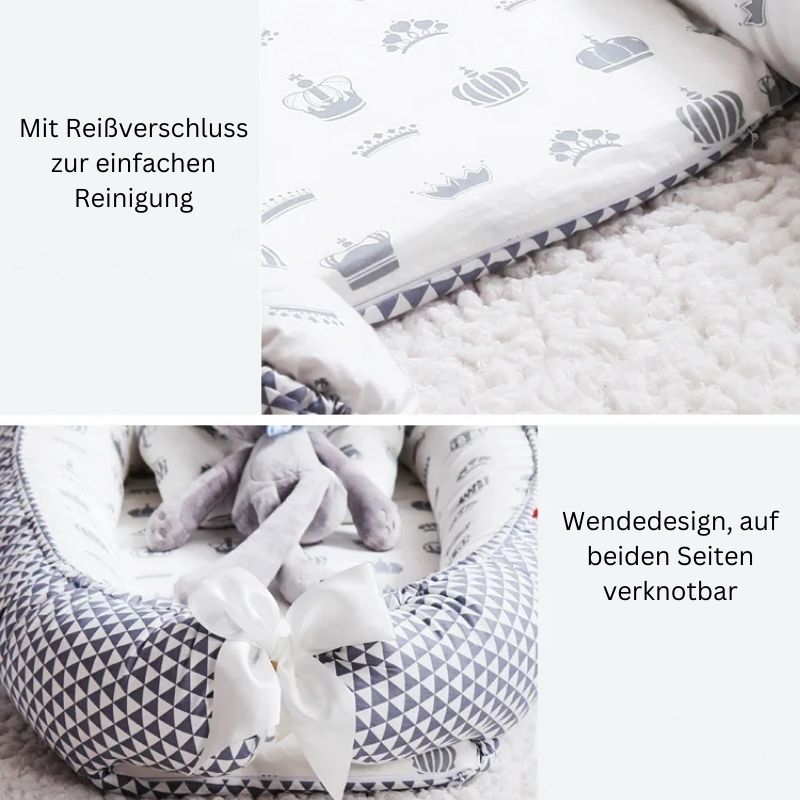 Kuscheliges Babynestchen – Geborgenheit für Neugeborene