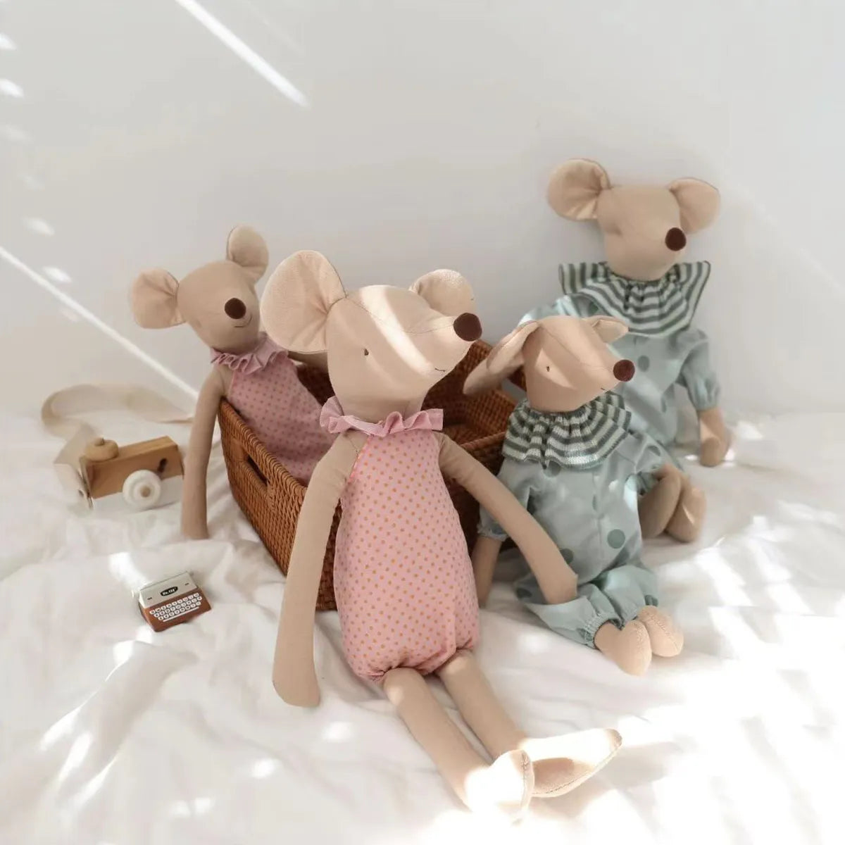 Fridolin & Frieda – Handgemachte Stoffmäuse für Spiel & Dekoration
